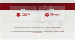 Desktop Screenshot of manningawards.ca